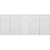 Gabionas su 5 mm viela ir 5x5 cm tinkleliu 250x10x100 cm