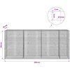 Gabionas su 5 mm viela ir 5x5 cm tinkleliu 350x30x150 cm
