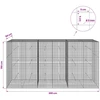 Gabionas su 5 mm viela ir 5x5 cm tinkleliu 300x50x150 cm