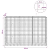 Gabionas su 5 mm viela ir 5x5 cm tinkleliu 150x30x100 cm