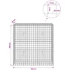 Gabionas su 5 mm viela ir 5x5 cm tinkleliu 100x30x100 cm
