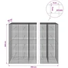 Gabionas su 5 mm viela ir 5x5 cm tinkleliu 950x50x200 cm