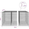 Gabionas su 5 mm viela ir 5x5 cm tinkleliu 700x100x150 cm
