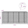 Gabionas su 5 mm viela ir 5x5 cm tinkleliu 450x50x200 cm