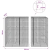 Gabionas su 5 mm viela ir 5x5 cm tinkleliu 1000x30x200 cm