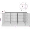 Gabionas su 5 mm viela ir 5x5 cm tinkleliu 350x100x150 cm