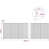 Gabionas su 5 mm viela ir 5x5 cm tinkleliu 1200x10x100 cm