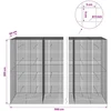 Gabionas su 5 mm viela ir 5x5 cm tinkleliu 1100x50x200 cm