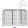 Gabionas su 5 mm viela ir 5x5 cm tinkleliu 950x100x150 cm