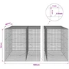 Gabionas su 5 mm viela ir 5x5 cm tinkleliu 1200x100x150 cm