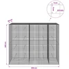 Gabionas su 5 mm viela ir 5x5 cm tinkleliu 250x50x200 cm