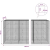 Gabionas su 5 mm viela ir 5x5 cm tinkleliu 1100x50x150 cm