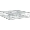 Gabioninė pakelta lova 100 x 100 x 20 cm Cinkuota plienas