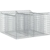 Gabioninė pakelta lova 100 x 100 x 60 cm Galvanizuotas plienas