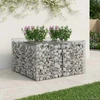 Gabioninė pakelta lova 100 x 100 x 60 cm Galvanizuotas plienas