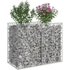 Gabioninė pakelta lova 100 x 50 x 80 cm Galvanizuotas plienas