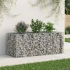 Gabioninė pakelta lova 140 x 60 x 55 cm Galvanizuotas plienas