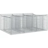 Gabioninė pakelta lova 150 x 100 x 60 cm Galvanizuotas plienas