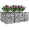 Gabioninė pakelta lova 150 x 100 x 60 cm Galvanizuotas plienas