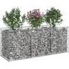 Gabioninė pakelta lova 150 x 50 x 60 cm Galvanizuotas plienas