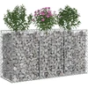 Gabioninė pakelta lova 150 x 50 x 80 cm Galvanizuotas plienas