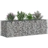 Gabioninė pakelta lova 180 x 60 x 55 cm Galvanizuotas plienas