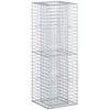 Gabioninė pakelta lova 50 x 50 x 150 cm Galvanizuotas plienas