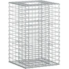 Gabioninė pakelta lova 50 x 50 x 80 cm Galvanizuotas plienas