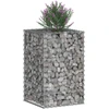 Gabioninė pakelta lova 50 x 50 x 80 cm Galvanizuotas plienas