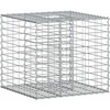 Gabioninė pakelta lova 60 x 60 x 55 cm Galvanizuotas plienas