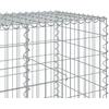 Gabiono krepšys su dangčiu, 150x100x100cm, galvanizuota geležis