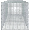 Gabiono krepšys su dangčiu, 350x100x100cm, galvanizuota geležis
