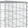 Gabiono krepšys su dangčiu, 350x100x200cm, galvanizuota geležis