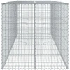Gabiono krepšys su dangčiu, 400x100x100cm, galvanizuota geležis