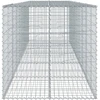 Gabiono krepšys su dangčiu, 500x100x100cm, galvanizuota geležis