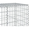 Gabiono krepšys su dangčiu, 550x100x100cm, galvanizuota geležis
