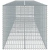 Gabiono krepšys su dangčiu, 600x100x100cm, galvanizuota geležis