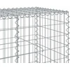 Gabiono krepšys su dangčiu, 750x100x100cm, galvanizuota geležis