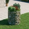 Gabiono stulpas, 100x100cm, galvanizuotas plienas, apskritas