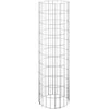 Gabiono stulpas, 30x100cm, galvanizuotas plienas, apskritas