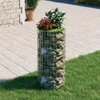 Gabiono stulpas, 50x100cm, galvanizuotas plienas, apskritas