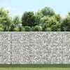 Gabiono vazonas, 100x20x100cm, galvanizuotas plienas, aukštas