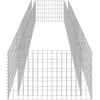 Gabiono vazonas, galvanizuotas plienas, 450x90x50cm, aukštas
