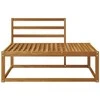Lauko galinė sofa Natūrali 115 x 83 x 73 cm