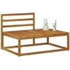 Lauko galinė sofa Natūrali 115 x 83 x 73 cm