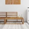 Lauko galinė sofa Natūrali 115 x 83 x 73 cm