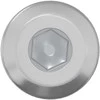 Galvos užrakto varžtas 2 pcs Sidabro M6 x 30 mm Plienas