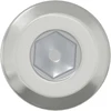 Galvos užrakto varžtas 2 vnt. Sidabro M6 x 15 mm Plienas