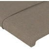 Galvūgaliai, 2vnt., taupe spalvos, 72x5x78/88cm, audinys