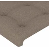 Galvūgaliai, 2vnt., taupe spalvos, 72x5x78/88cm, audinys